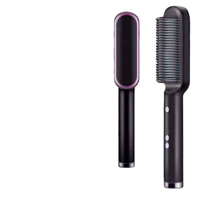 GLIDEX™ Hair Straightening Comb, Plug Type, Adjustable Temperature